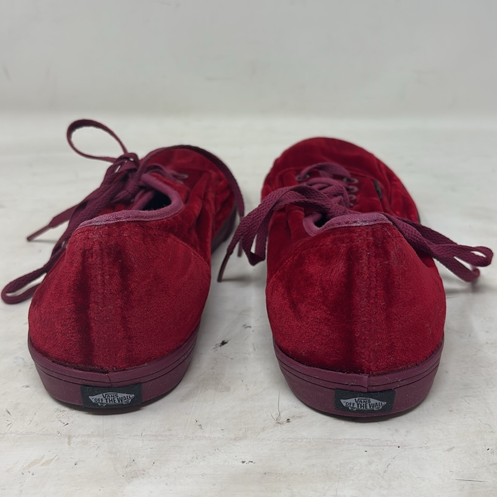 Vintage Vans Women's Sneakers in Deep Red - Picture 2 of 5